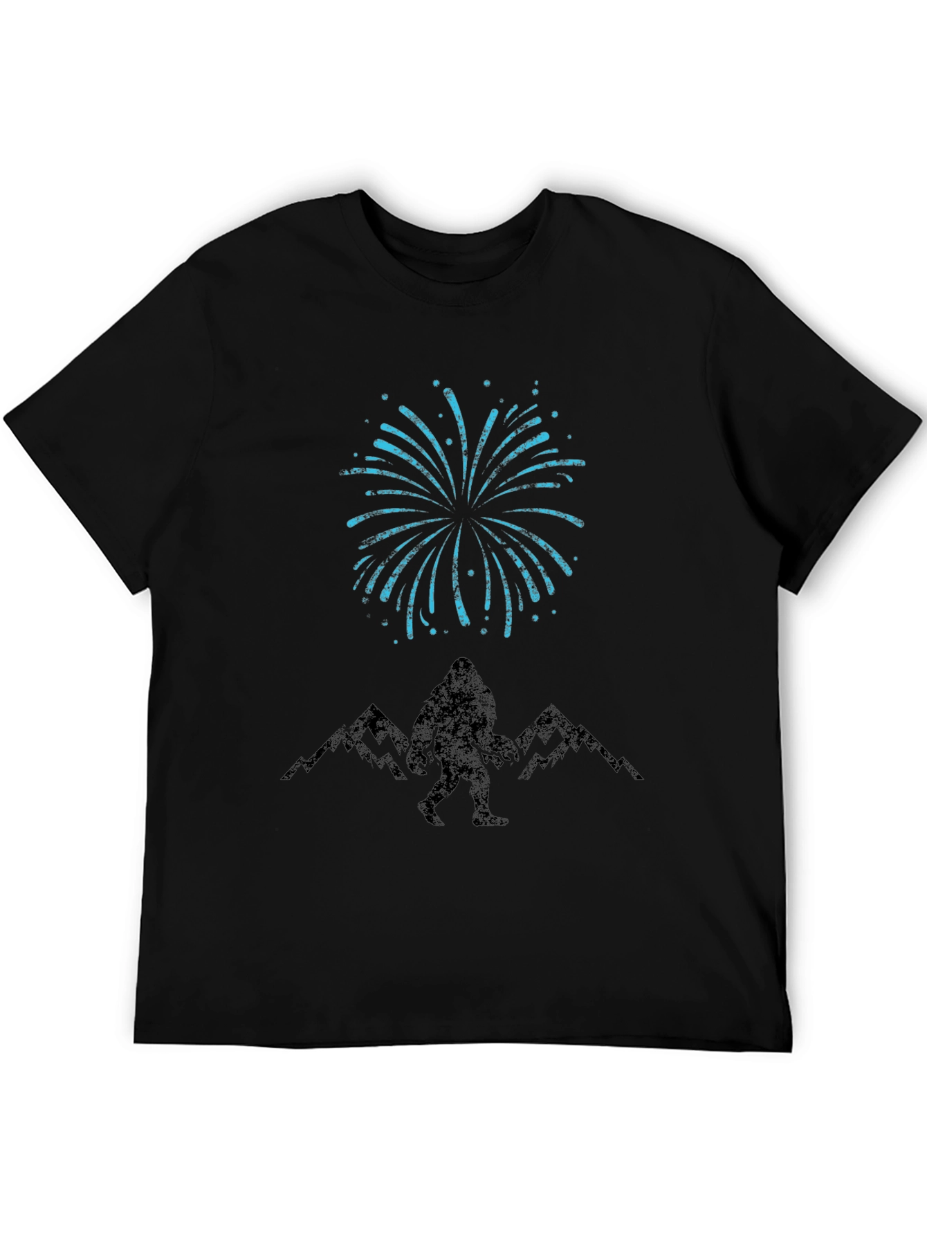 Bigfoot Fireworks Black T-Shirt