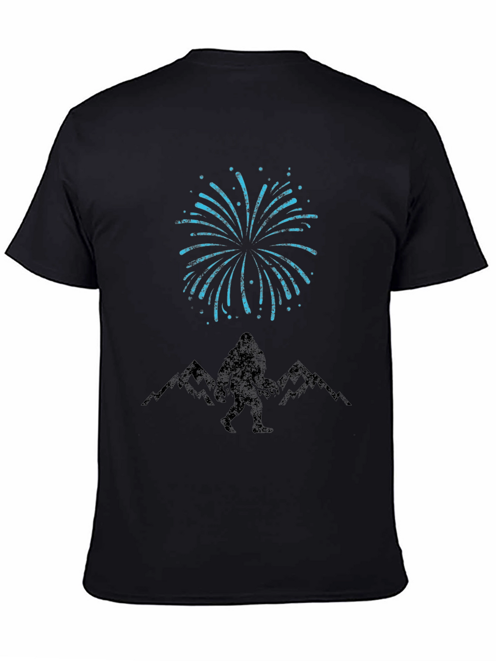 Bigfoot Fireworks Black T-Shirt