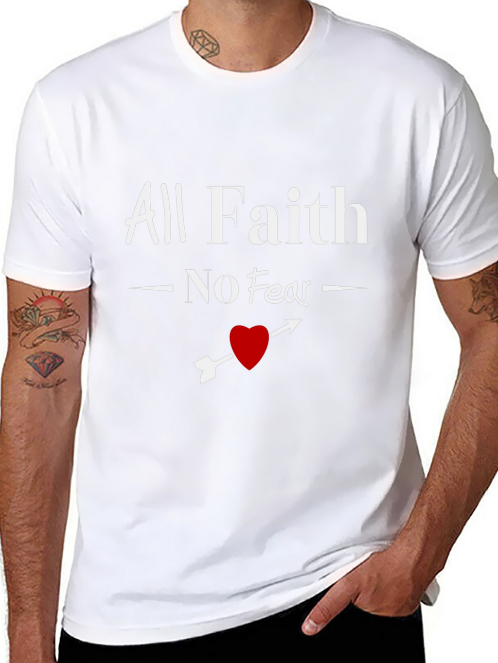All Faith No Fear Graphic Tee