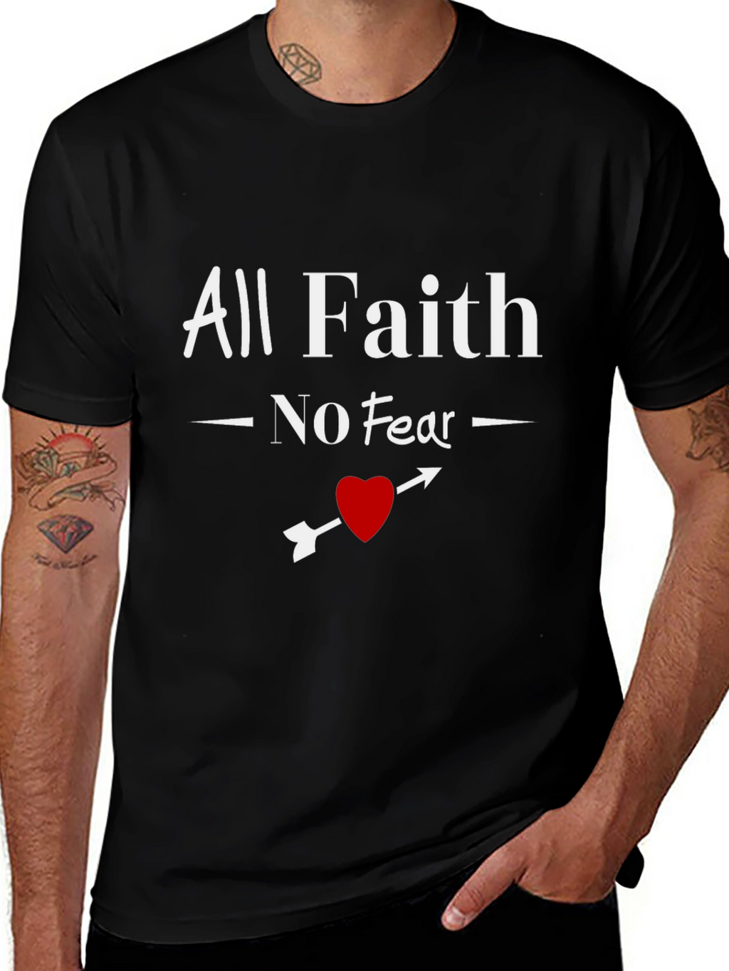 All Faith No Fear Graphic Tee