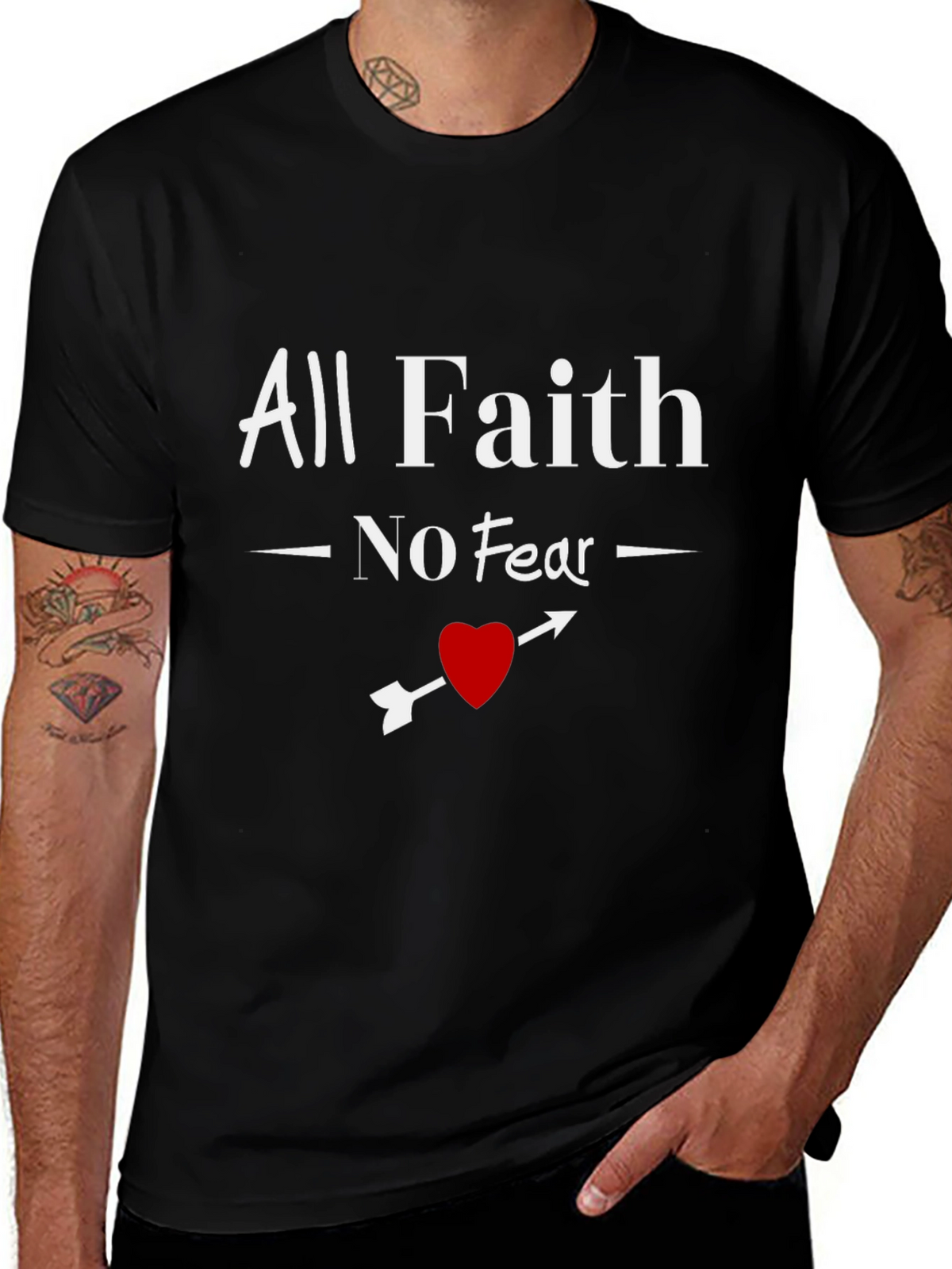 All Faith No Fear Graphic Tee