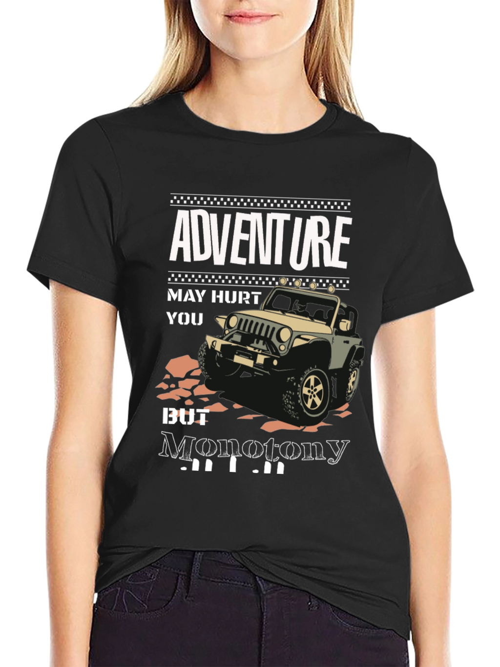 Adventure Jeep Graphic T-Shirt - Ride into Freedom