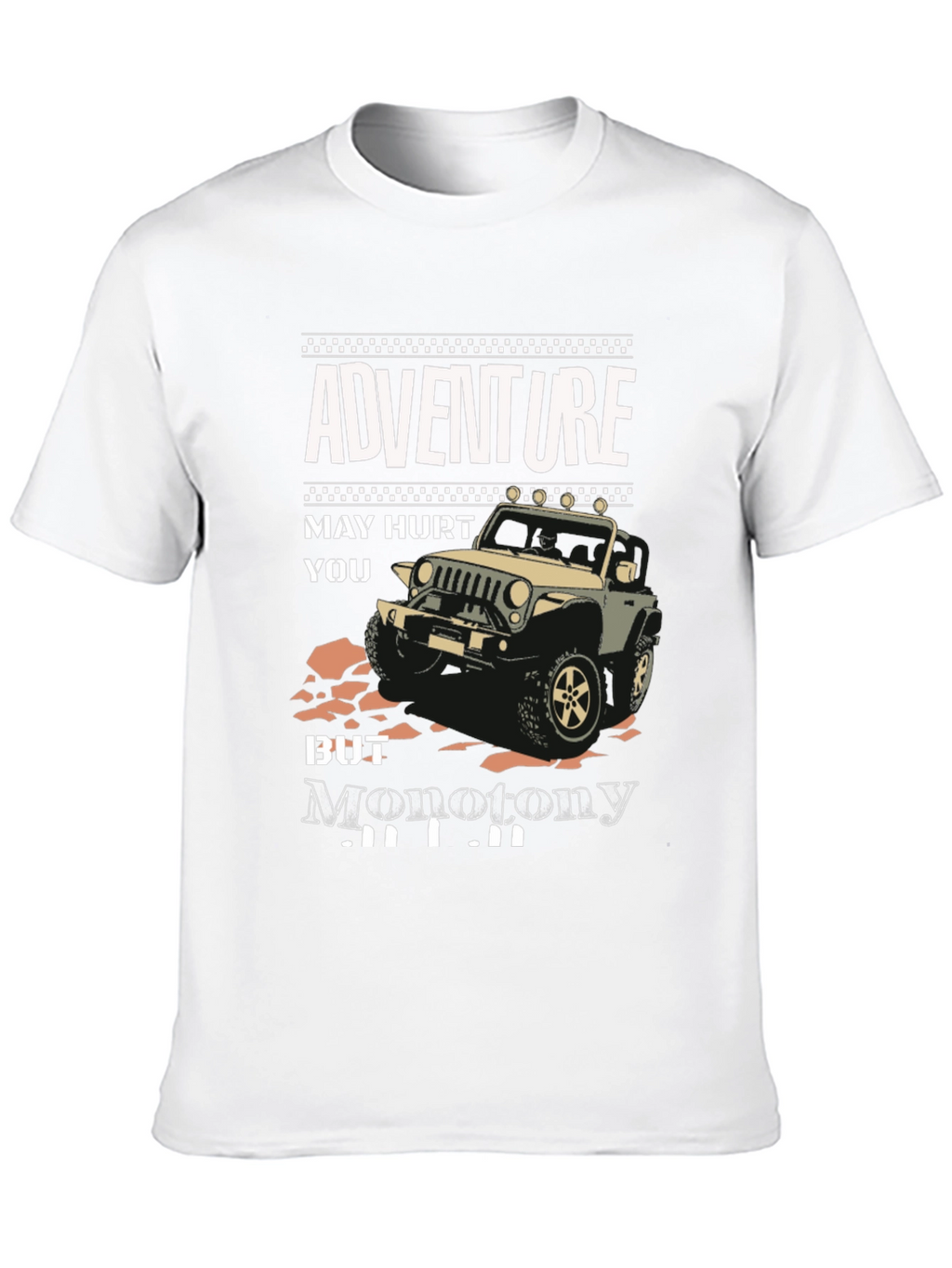 Adventure Jeep Graphic T-Shirt - Ride into Freedom