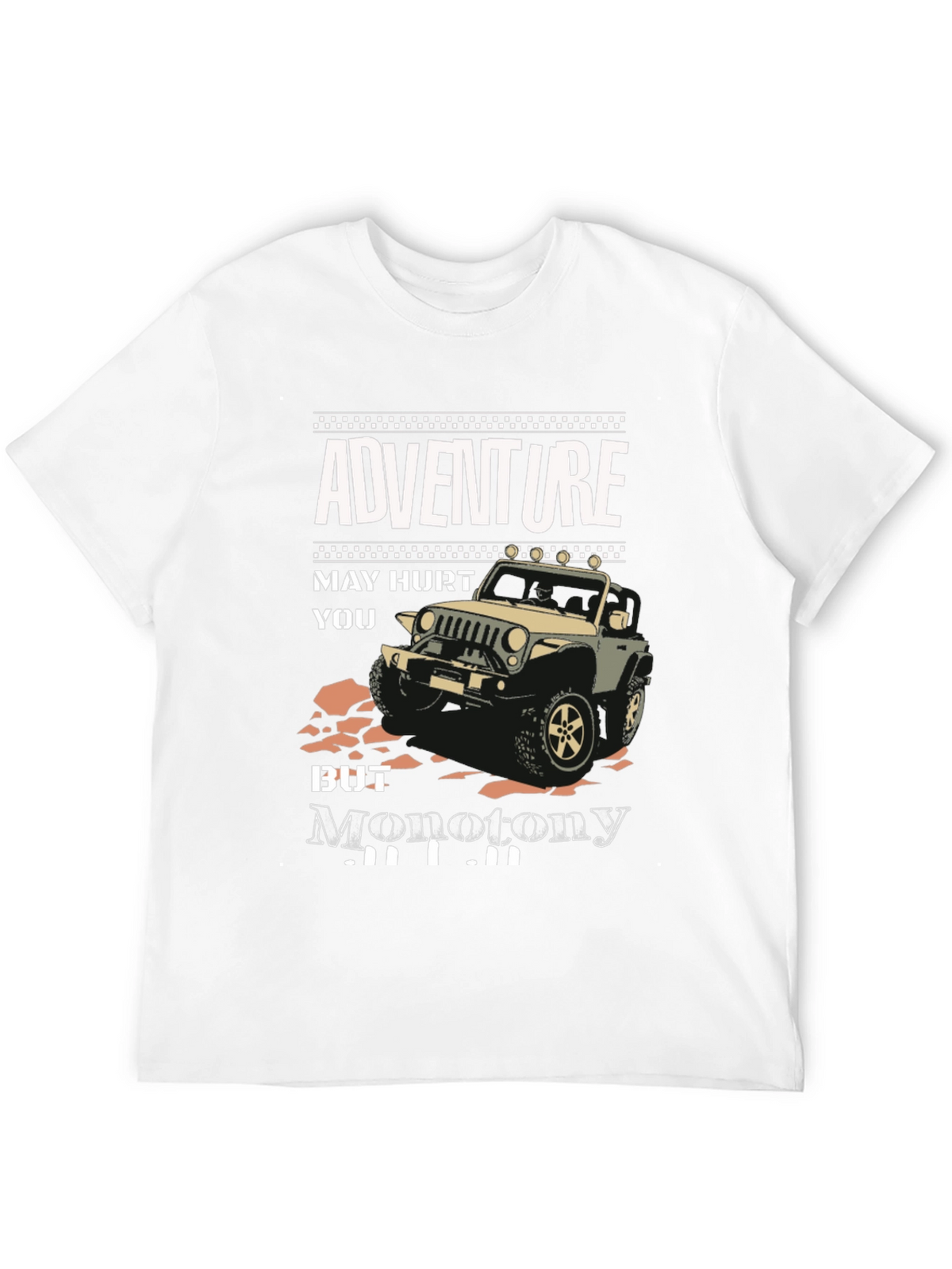 Adventure Jeep Graphic T-Shirt - Ride into Freedom