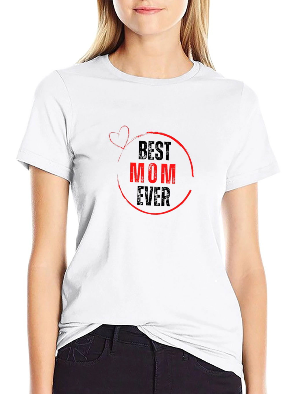 Best Mom Ever Graphic Tee - Black T-Shirt