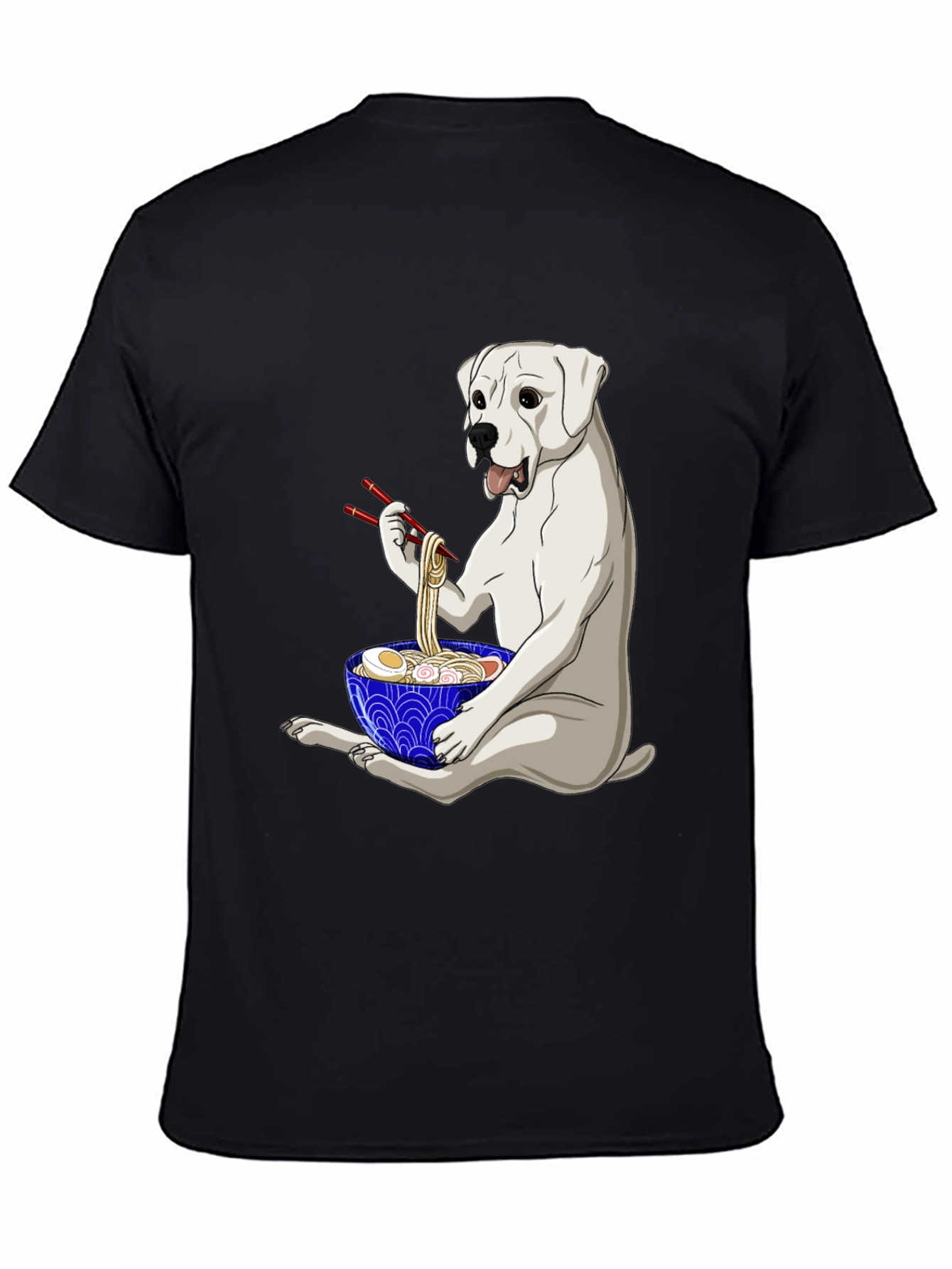 Dog Eating Ramen T-Shirt