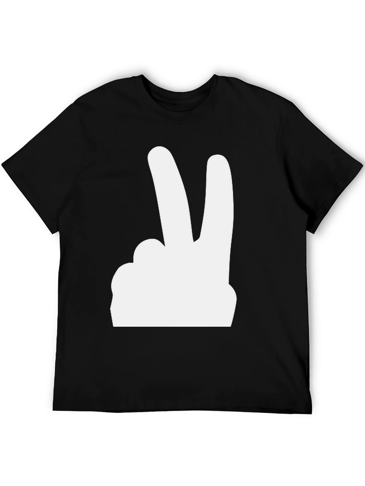 Peace Sign Graphic Tee - Stylish Comfort