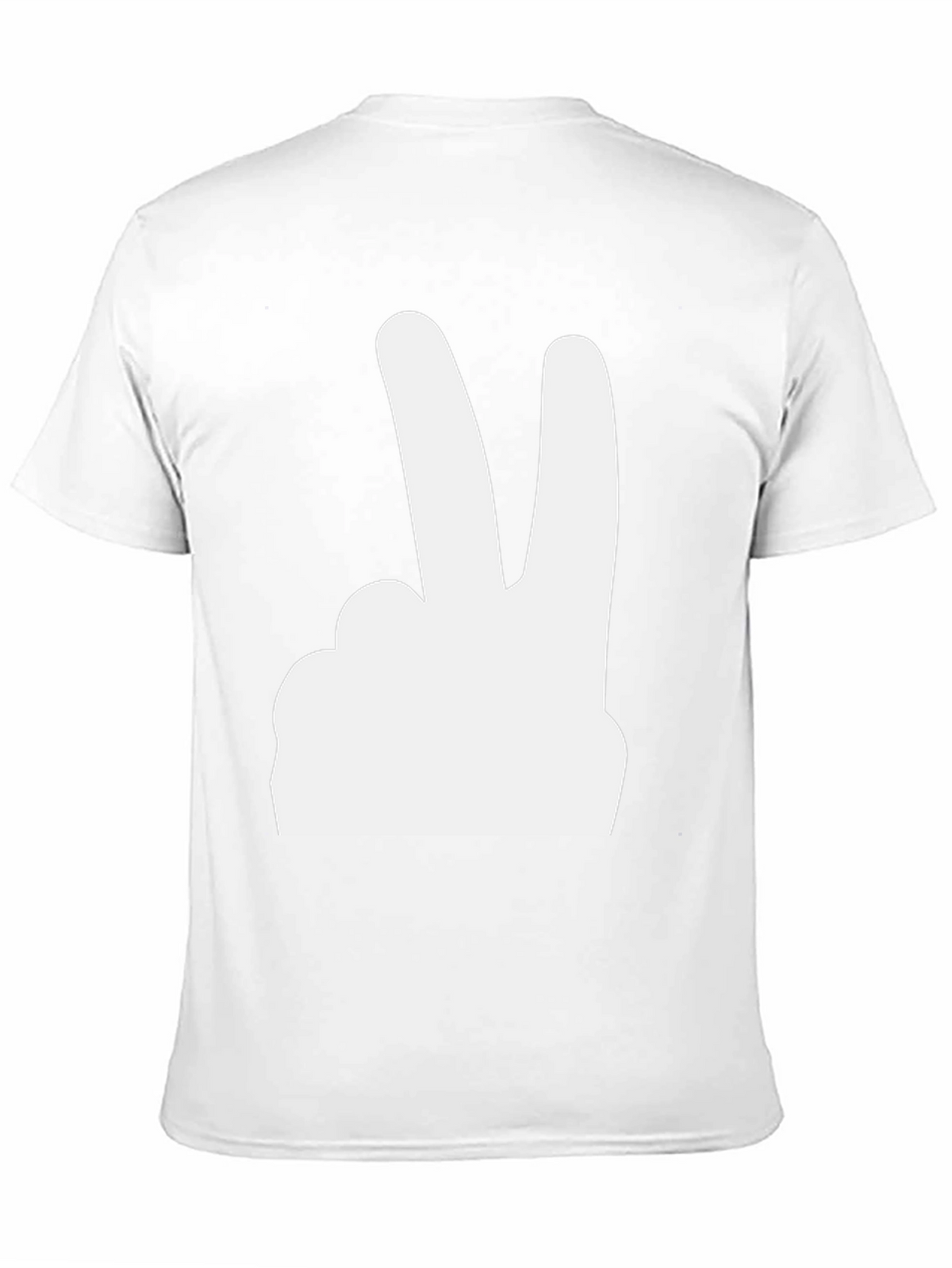 Peace Sign Graphic Tee - Stylish Comfort