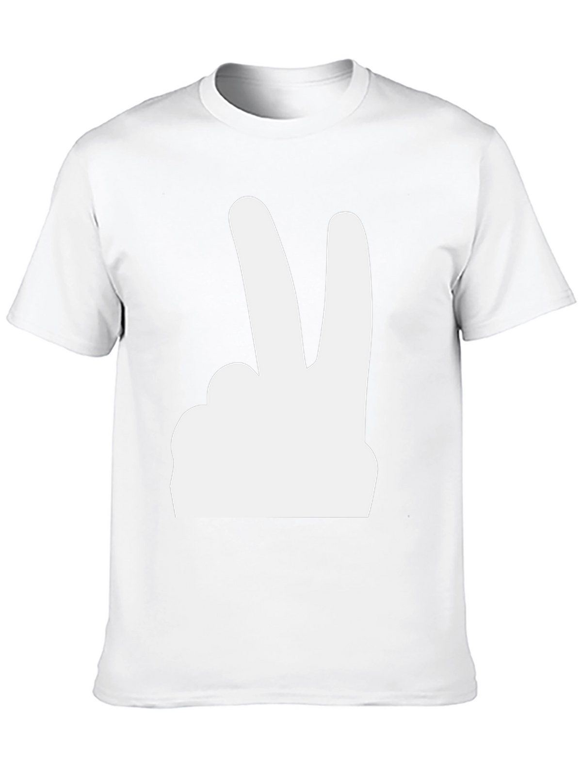 Peace Sign Graphic Tee - Stylish Comfort