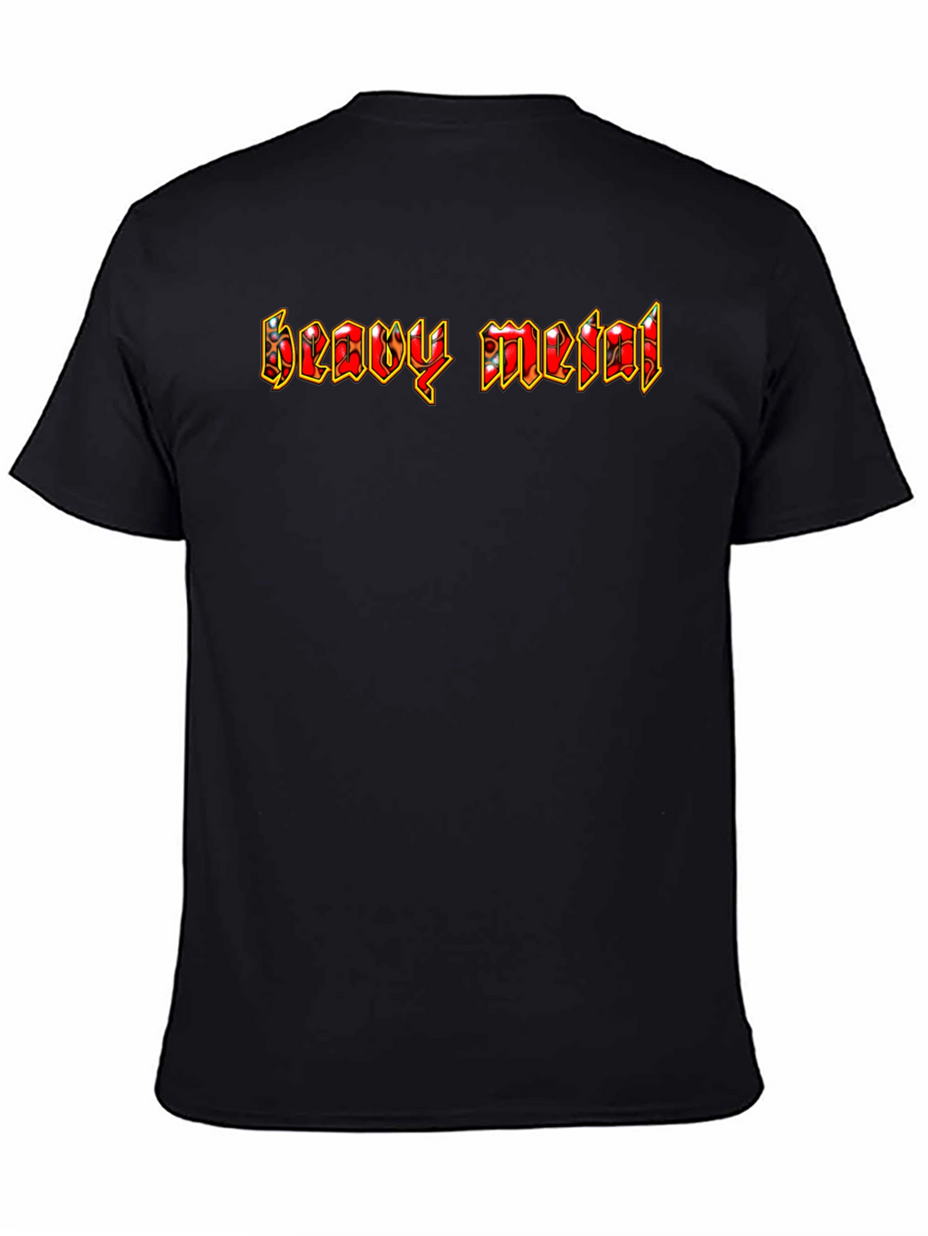 Heavy Metal Graphic Print T-Shirt