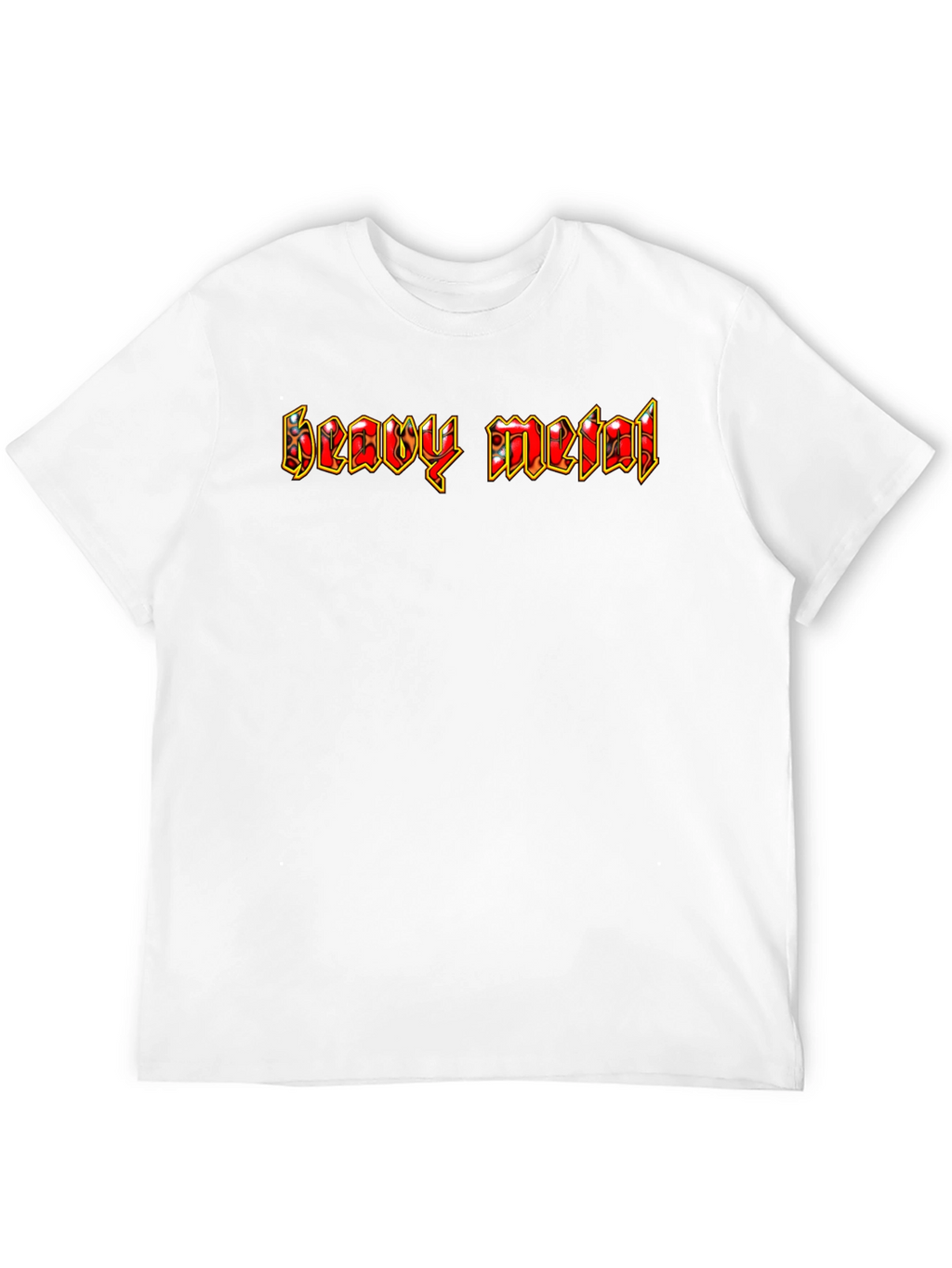 Heavy Metal Graphic Print T-Shirt