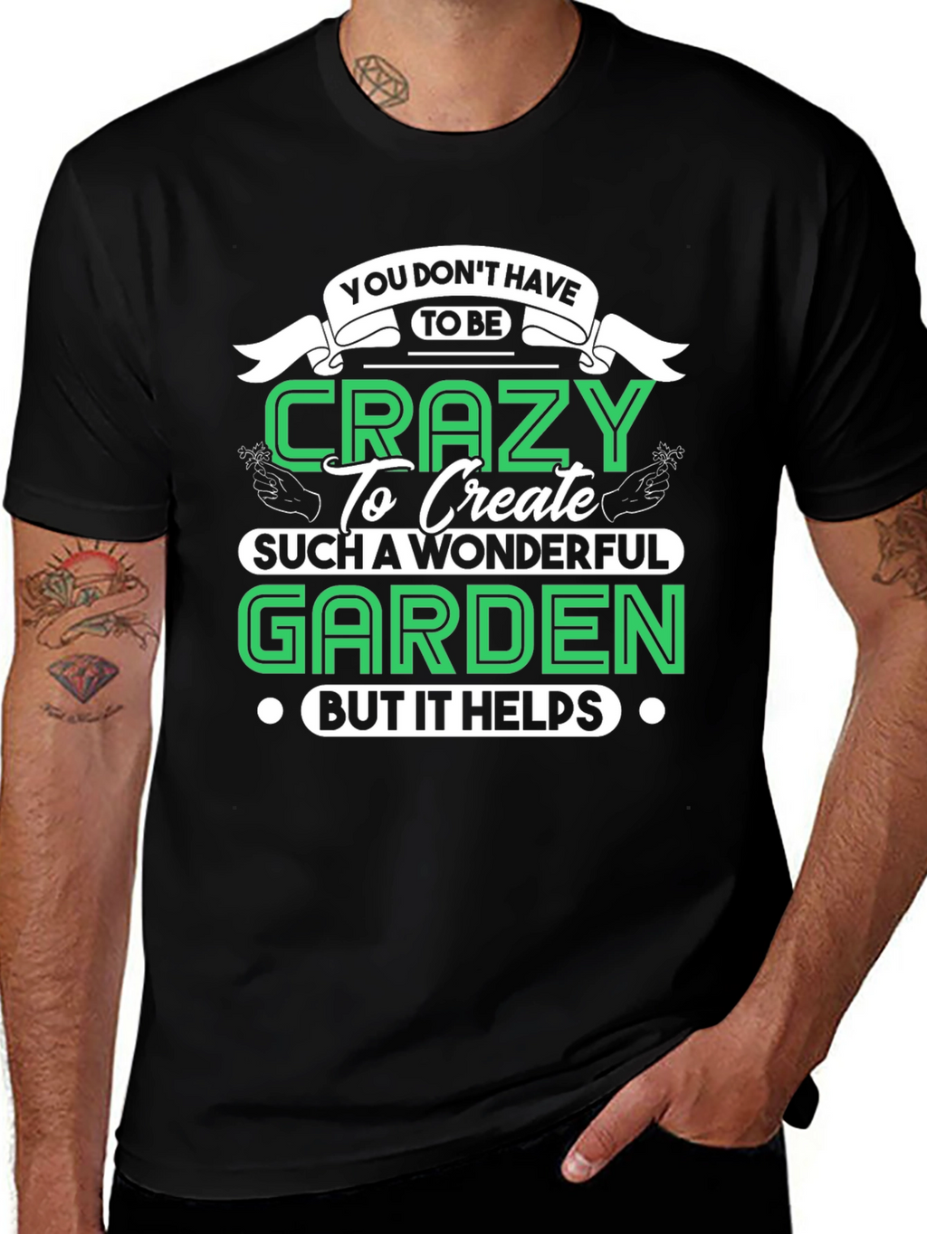 Crazy Gardener T-Shirt - Funny Garden Gift