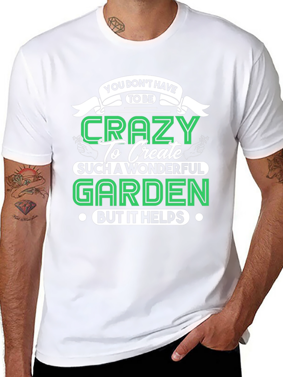 Crazy Gardener T-Shirt - Funny Garden Gift