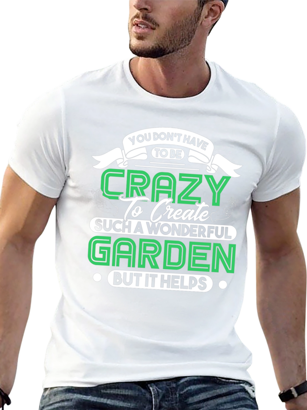 Crazy Gardener T-Shirt - Funny Garden Gift
