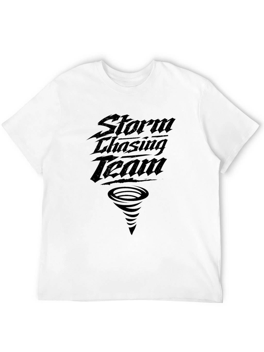 Storm Chasing Team Black Graphic Tee