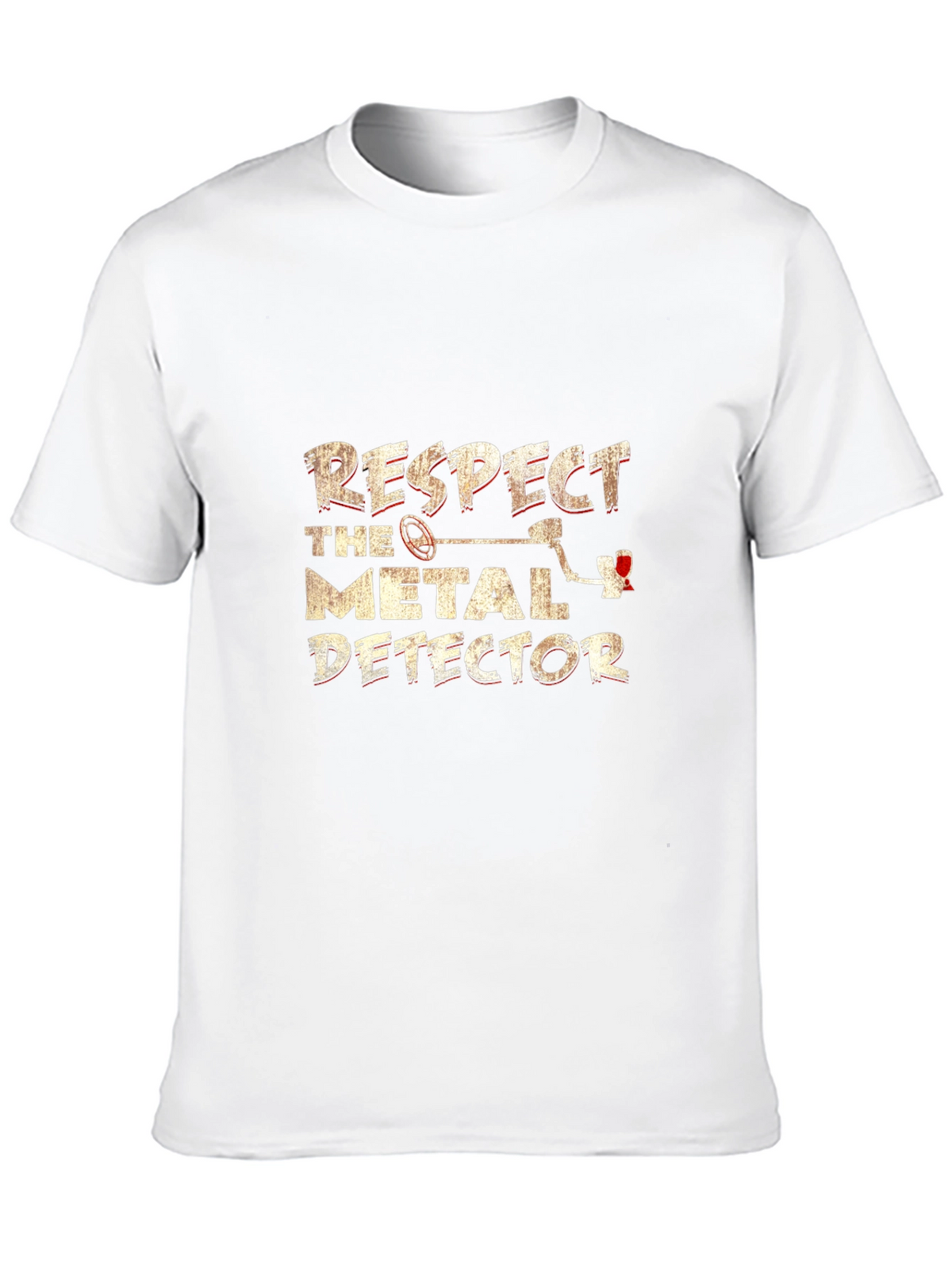 Respect the Metal Detector Graphic Tee