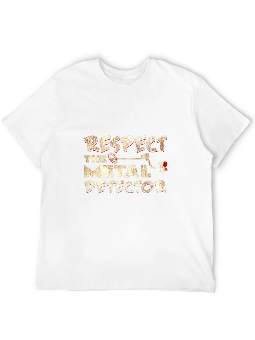 Respect the Metal Detector Graphic Tee
