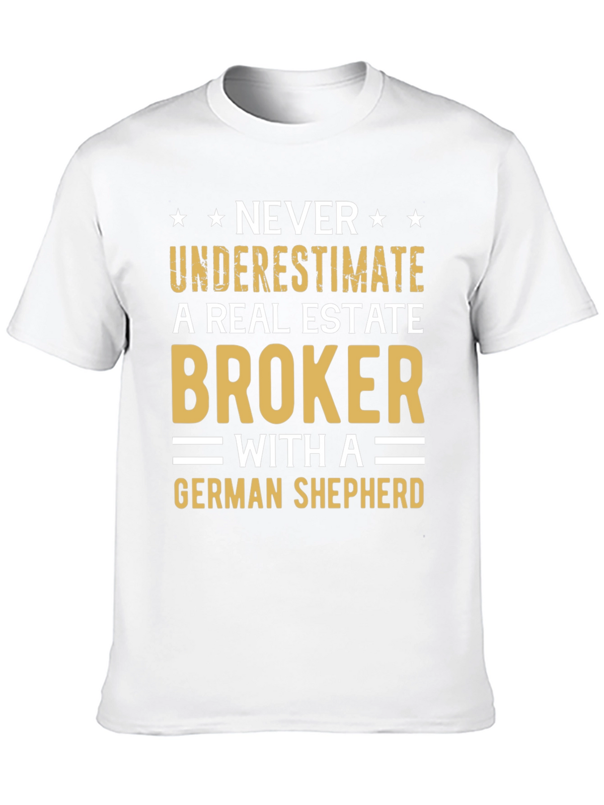 Real Estate Broker German Shepherd Graphic T-Shirt