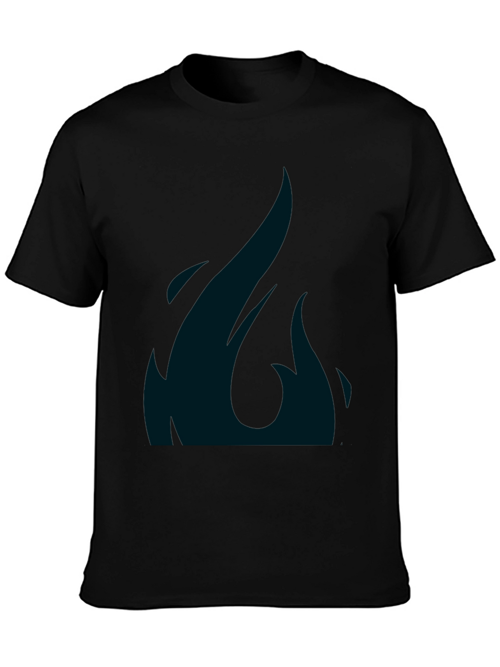 Mens Black T-Shirt with Graphic