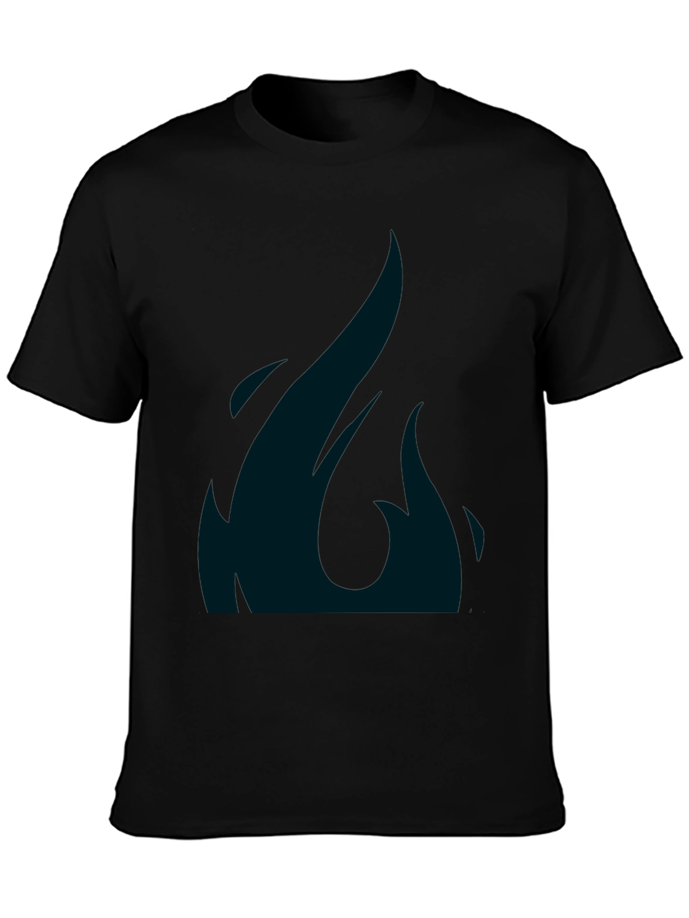 Mens Black T-Shirt with Graphic