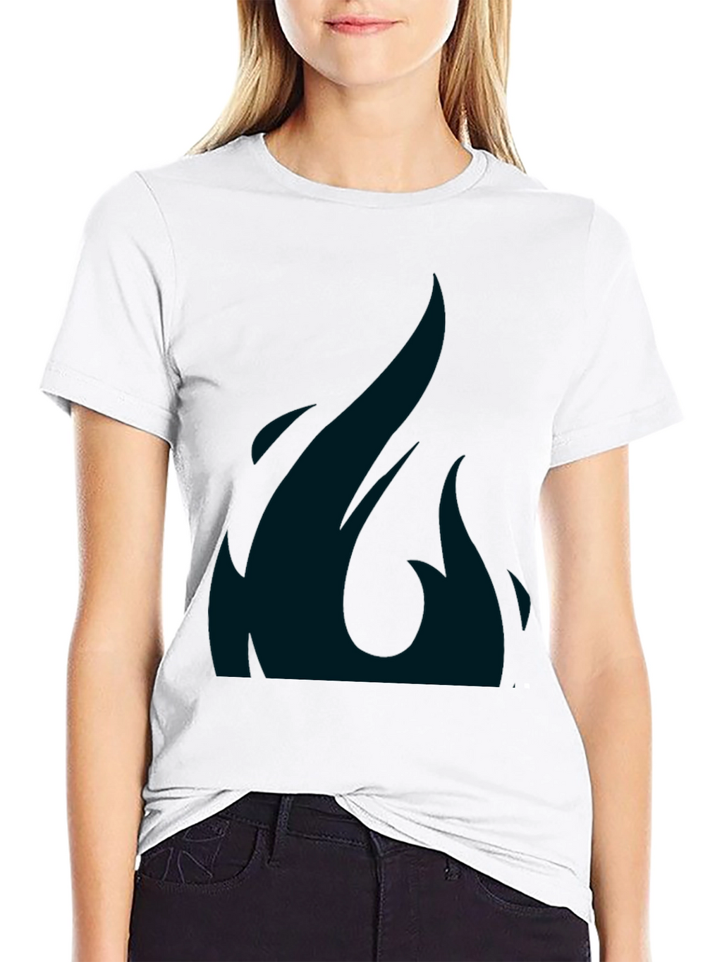 Mens Black T-Shirt with Graphic