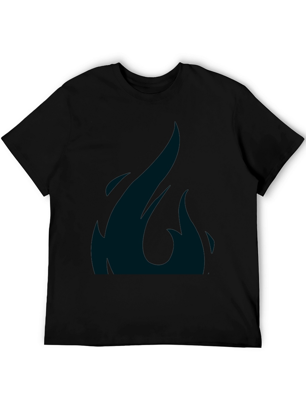 Mens Black T-Shirt with Graphic
