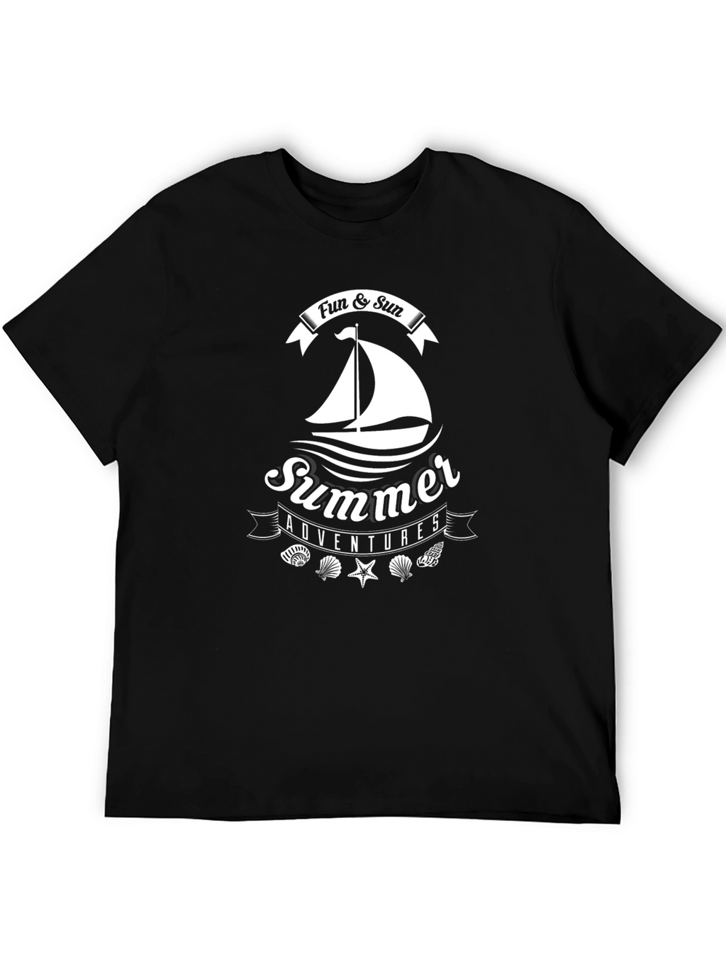 Summer Adventures T-Shirt | Fun & Sun Sailboat Tee