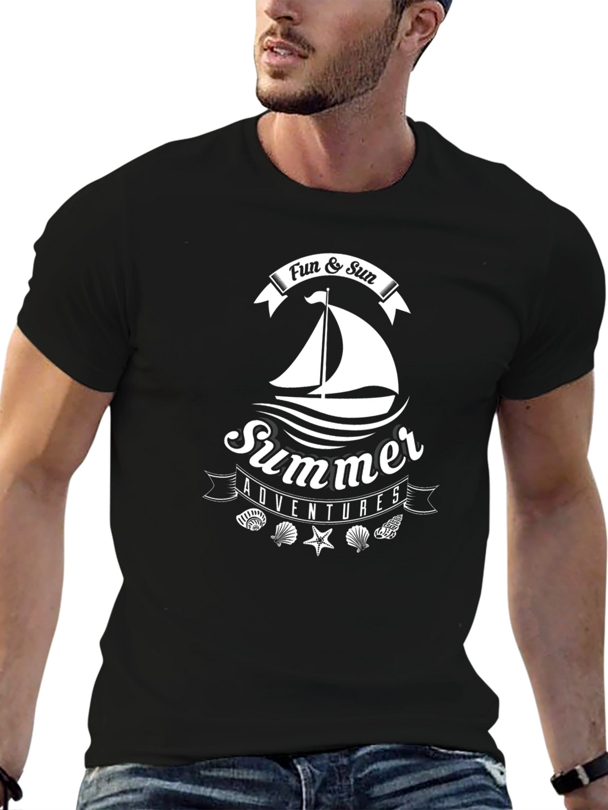 Summer Adventures T-Shirt | Fun & Sun Sailboat Tee