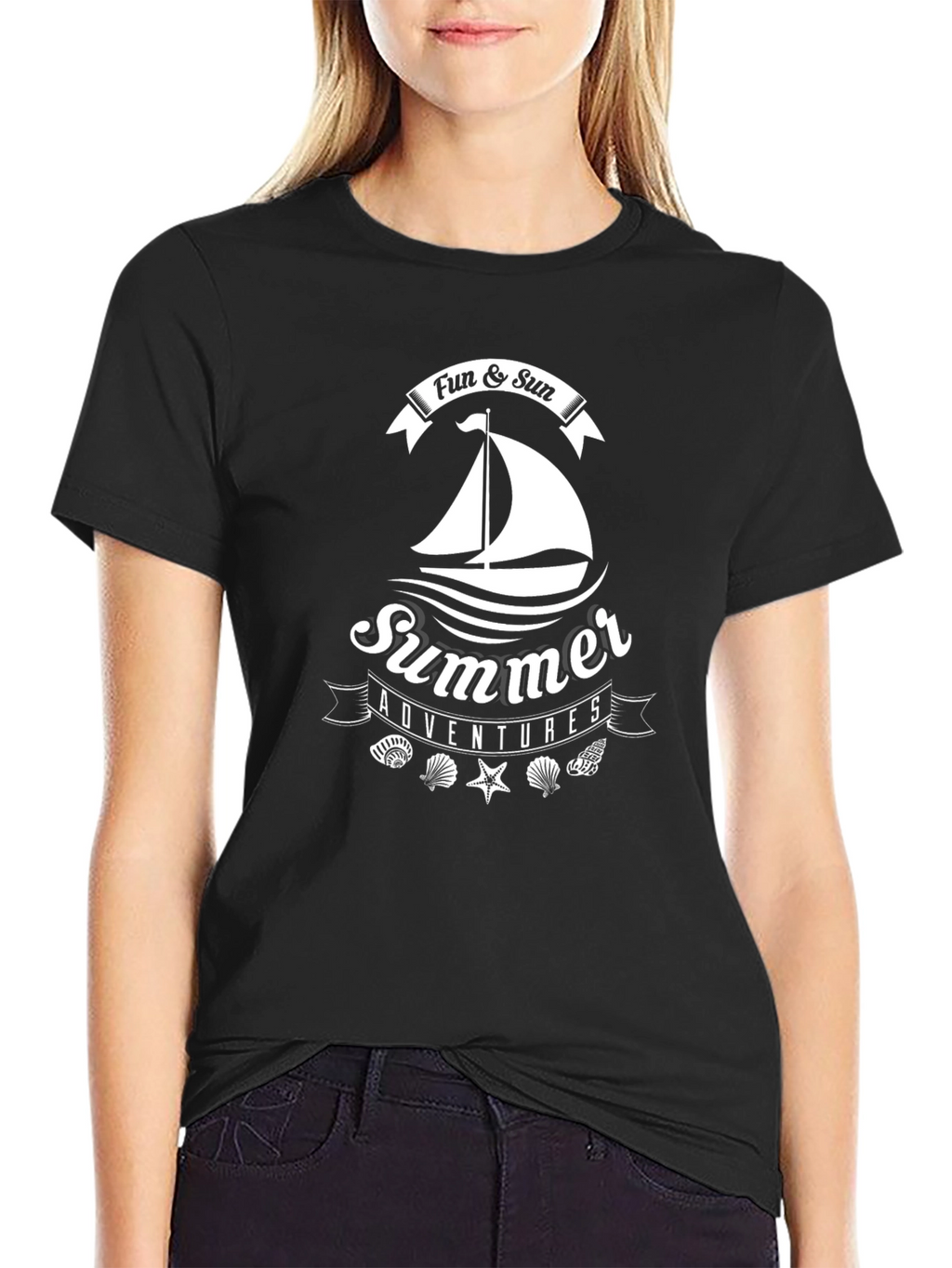 Summer Adventures T-Shirt | Fun & Sun Sailboat Tee