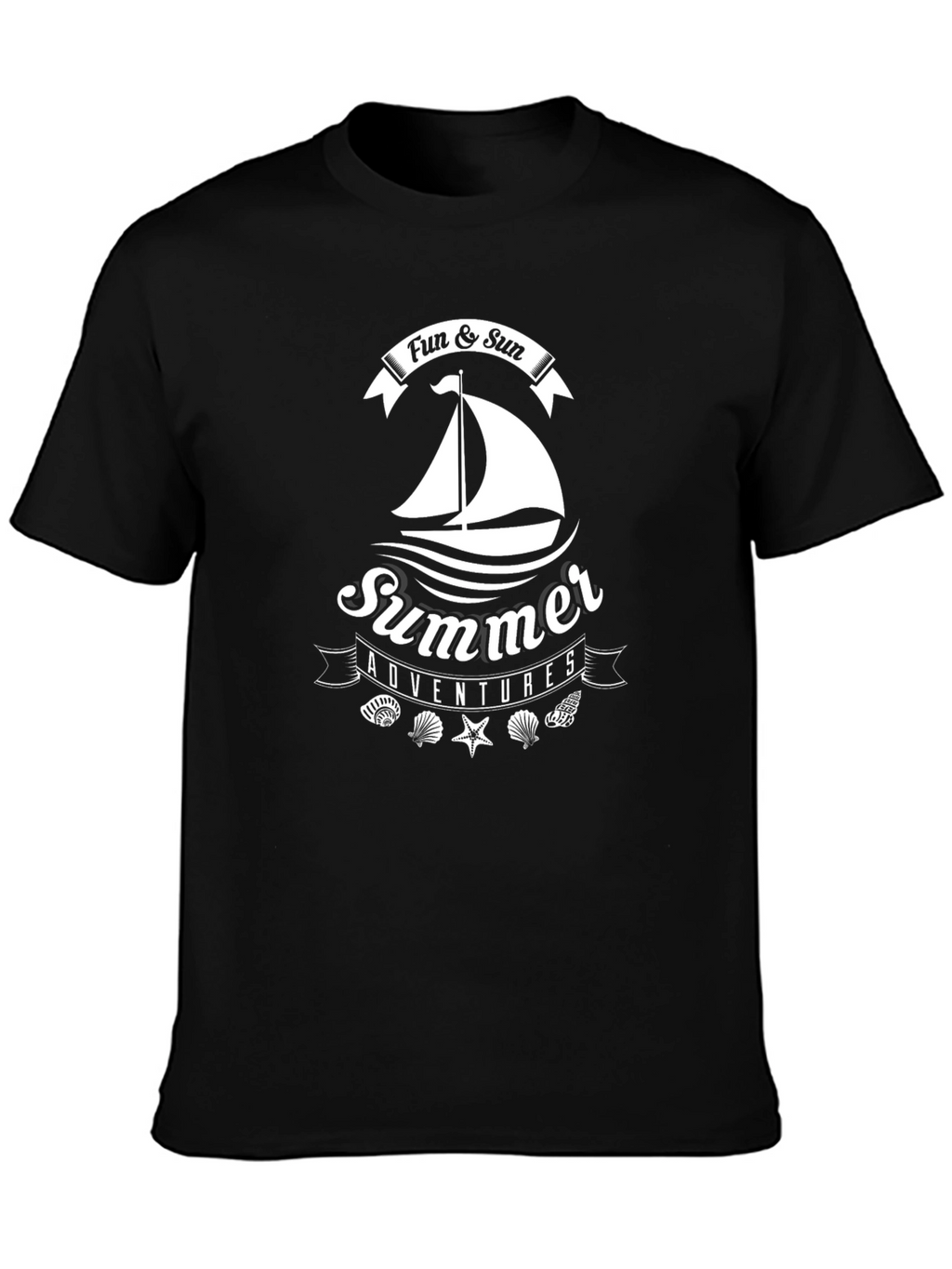 Summer Adventures T-Shirt | Fun & Sun Sailboat Tee