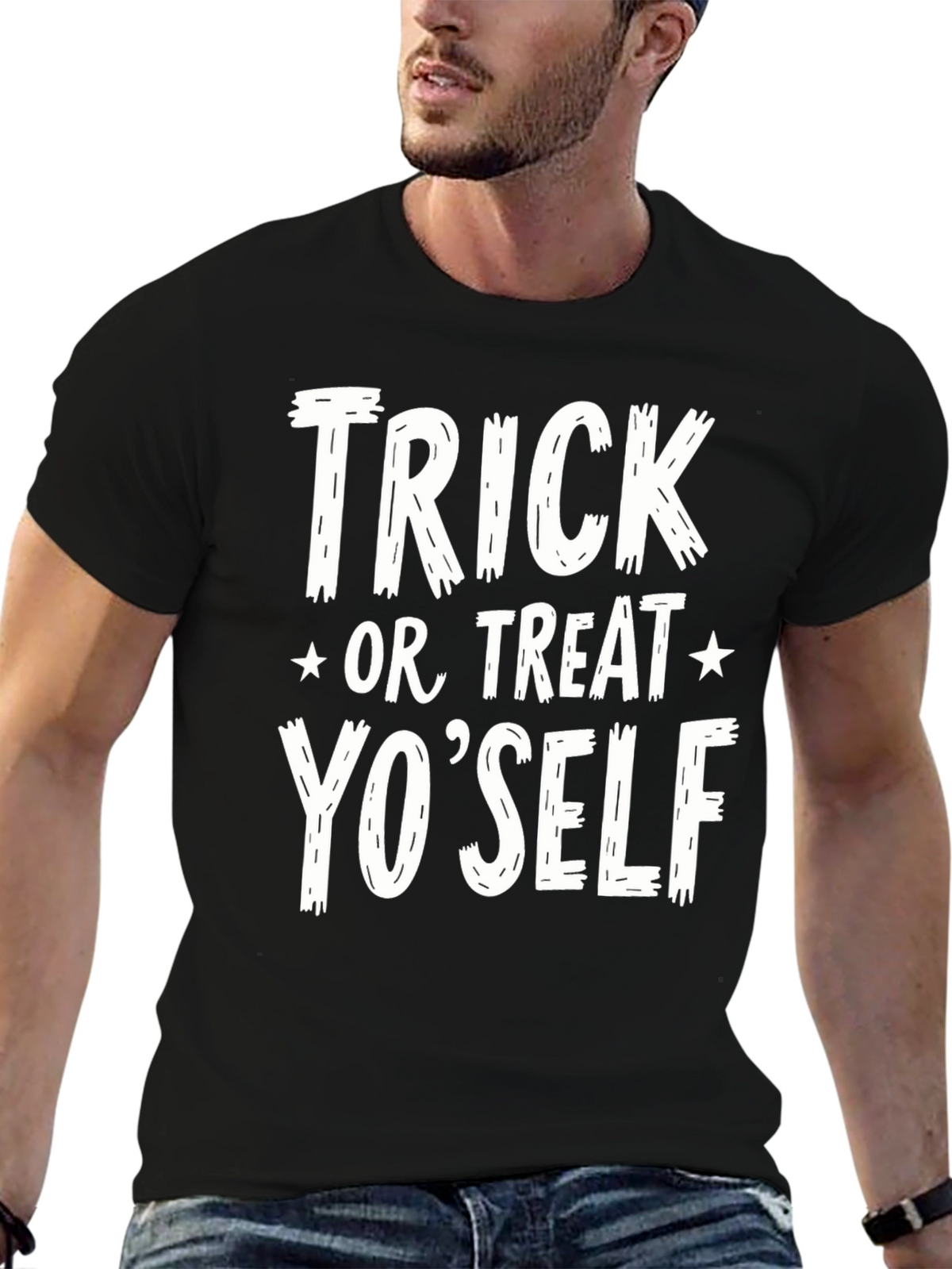 Trick Or Treat Yo Self Graphic Tee
