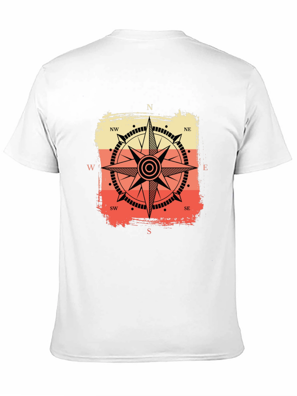 Compass Graphic Tee - Retro Nautical Style