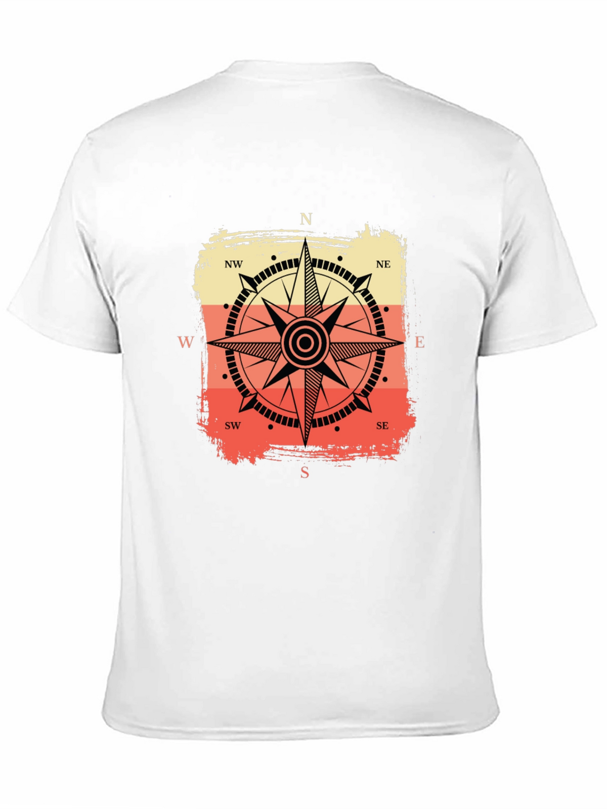 Compass Graphic Tee - Retro Nautical Style