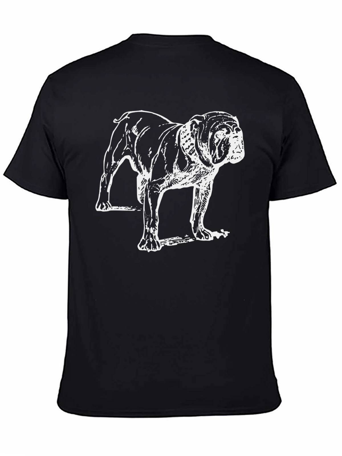 Bulldog Graphic Tee - Mens Black T-Shirt