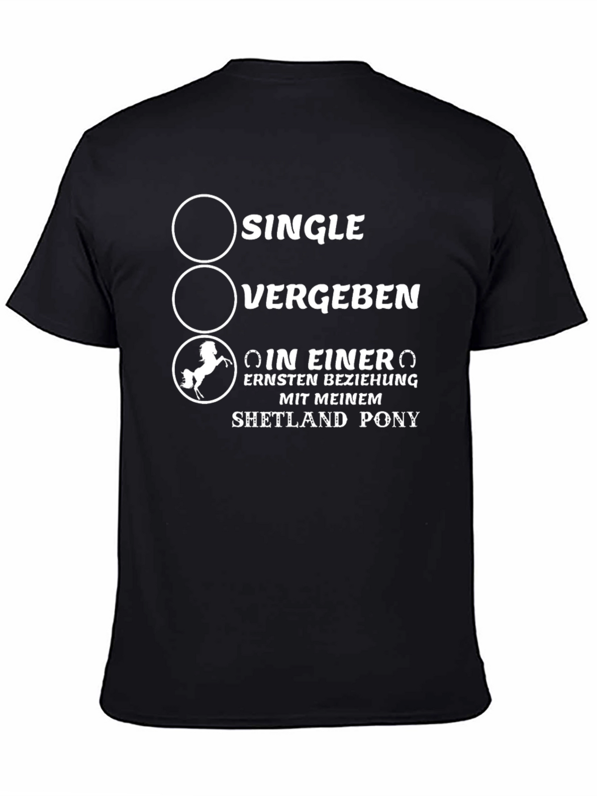 Funny Shetland Pony Relationship T-Shirt