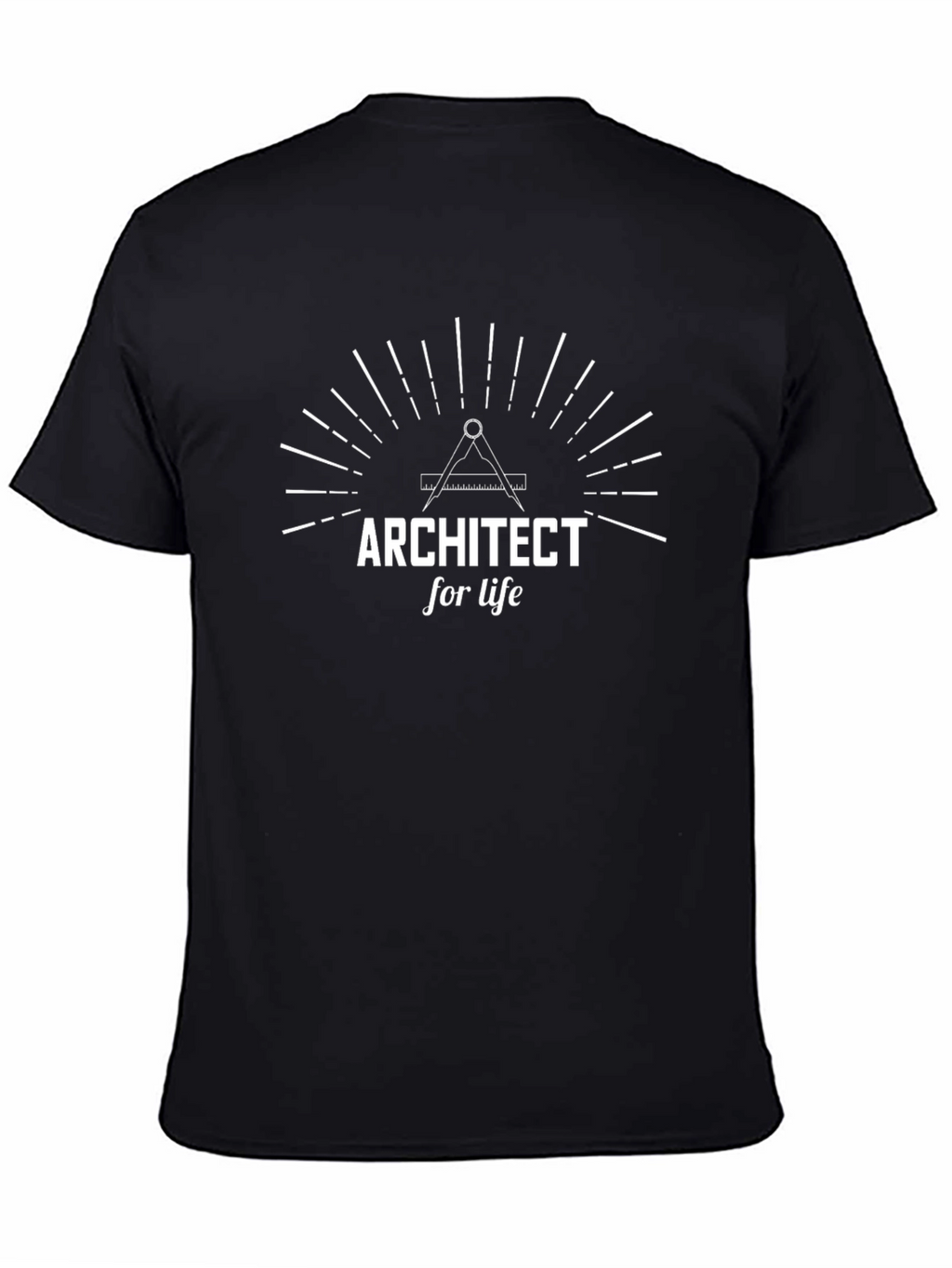 Architect for Life T-Shirt - Black Design