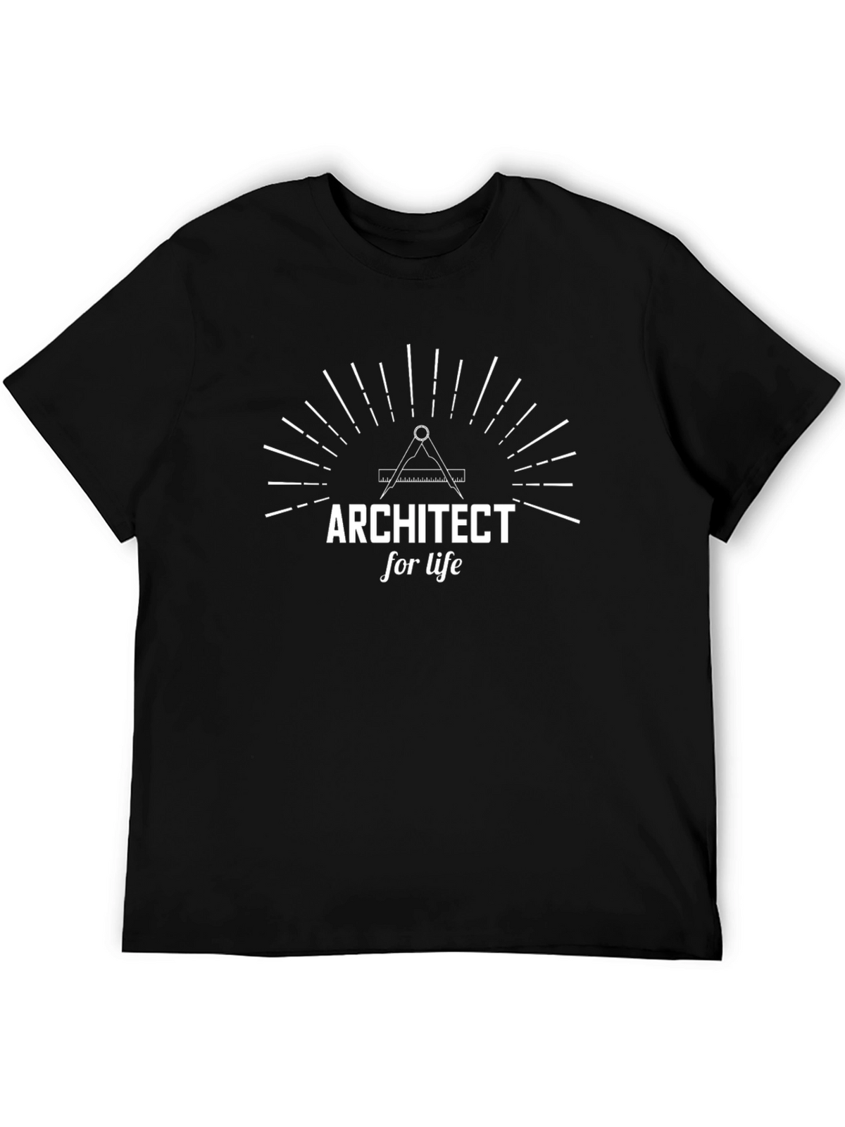Architect for Life T-Shirt - Black Design
