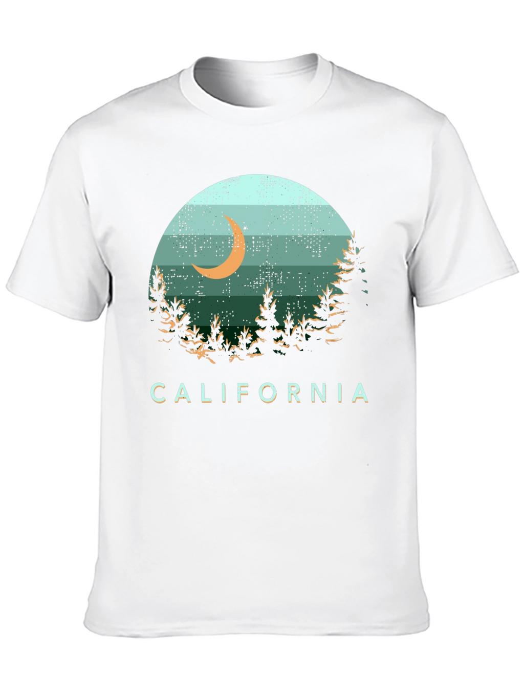 California Night Scene Graphic Tee