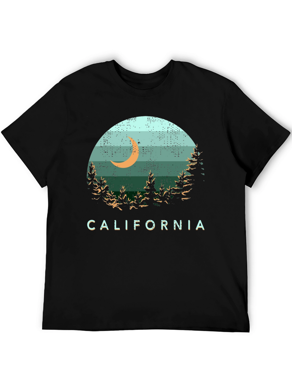 California Night Scene Graphic Tee