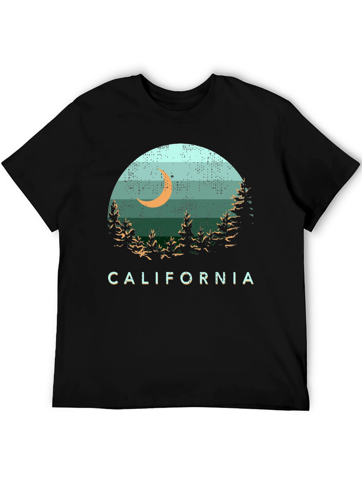 California Night Scene Graphic Tee