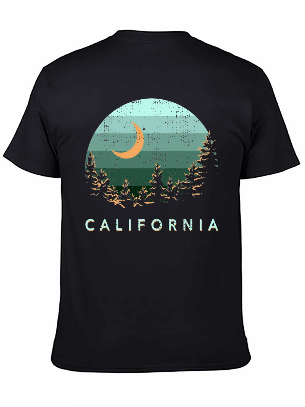 California Night Scene Graphic Tee