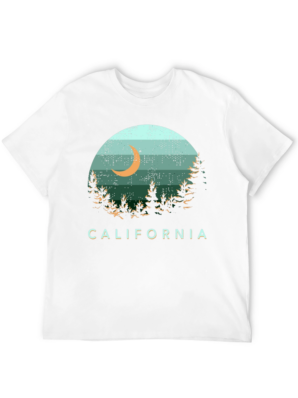 California Night Scene Graphic Tee
