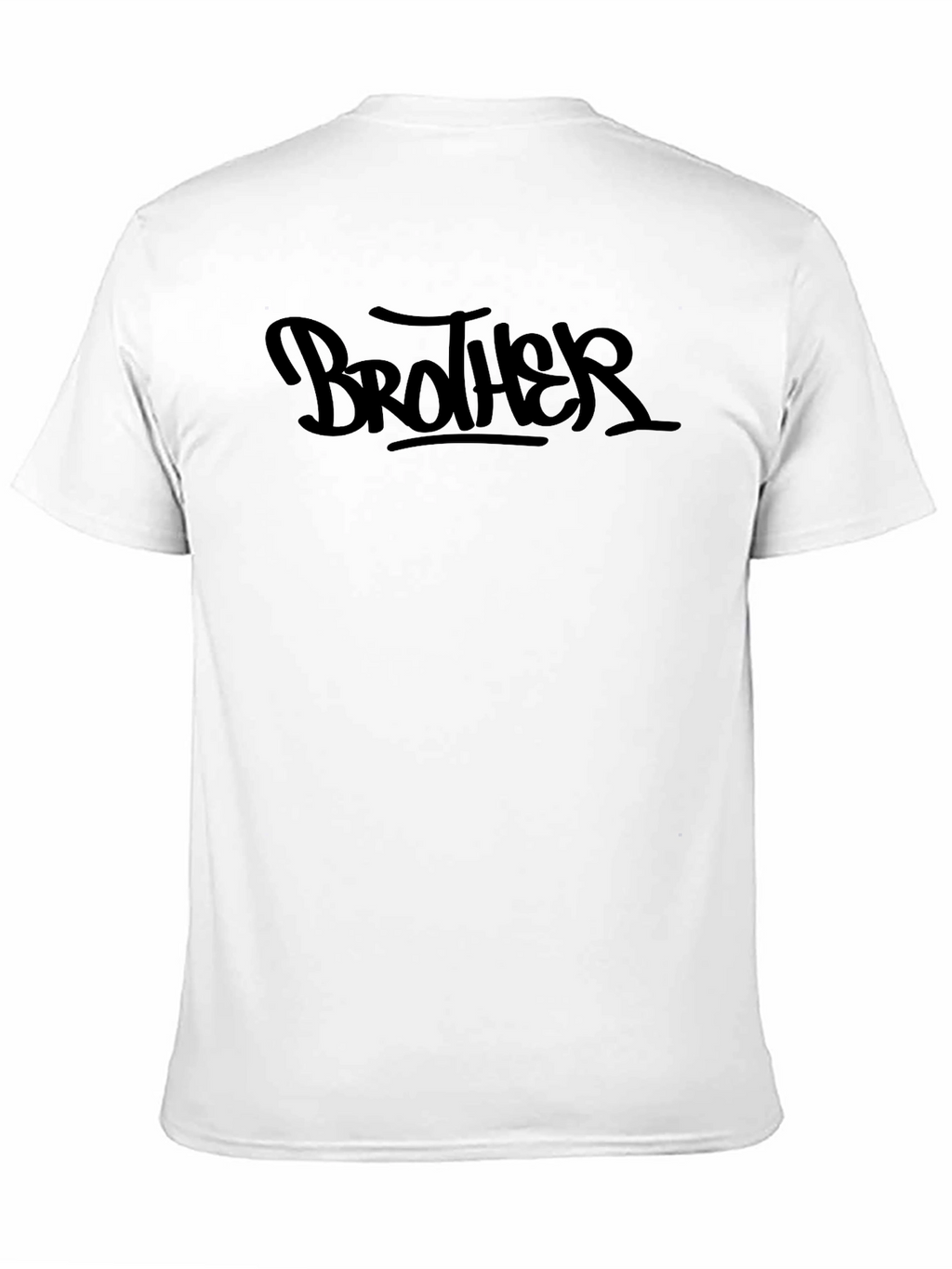 Brother Graphic T-Shirt - Trendy Black Tee
