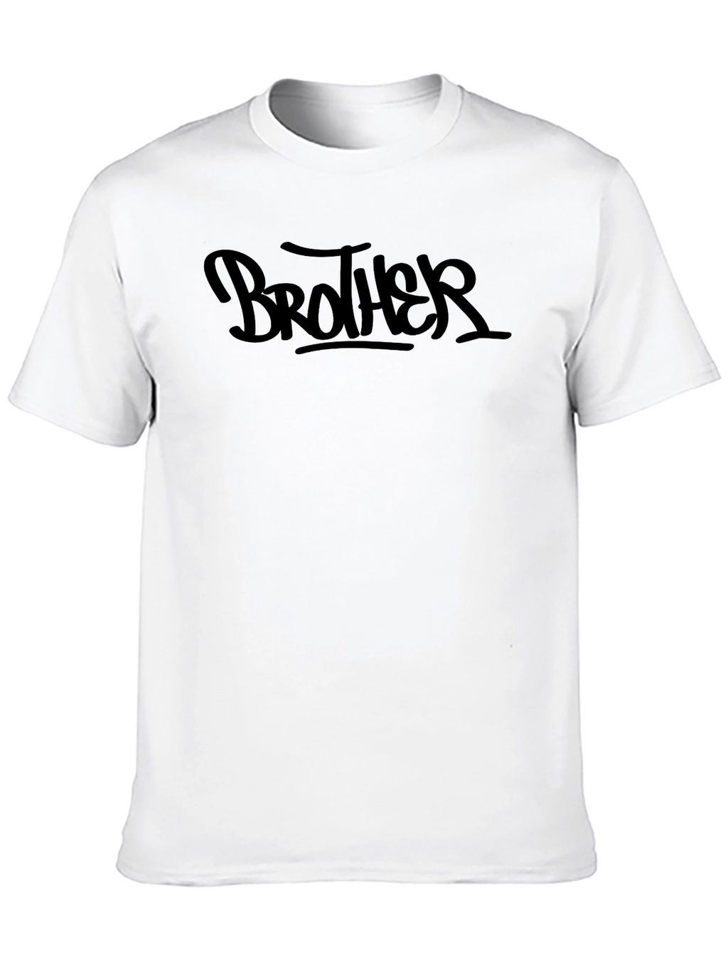 Brother Graphic T-Shirt - Trendy Black Tee