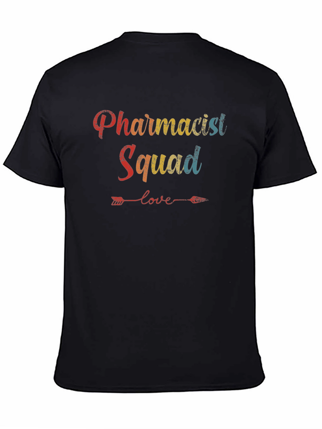 Pharmacist Squad Retro Graphic T-Shirt