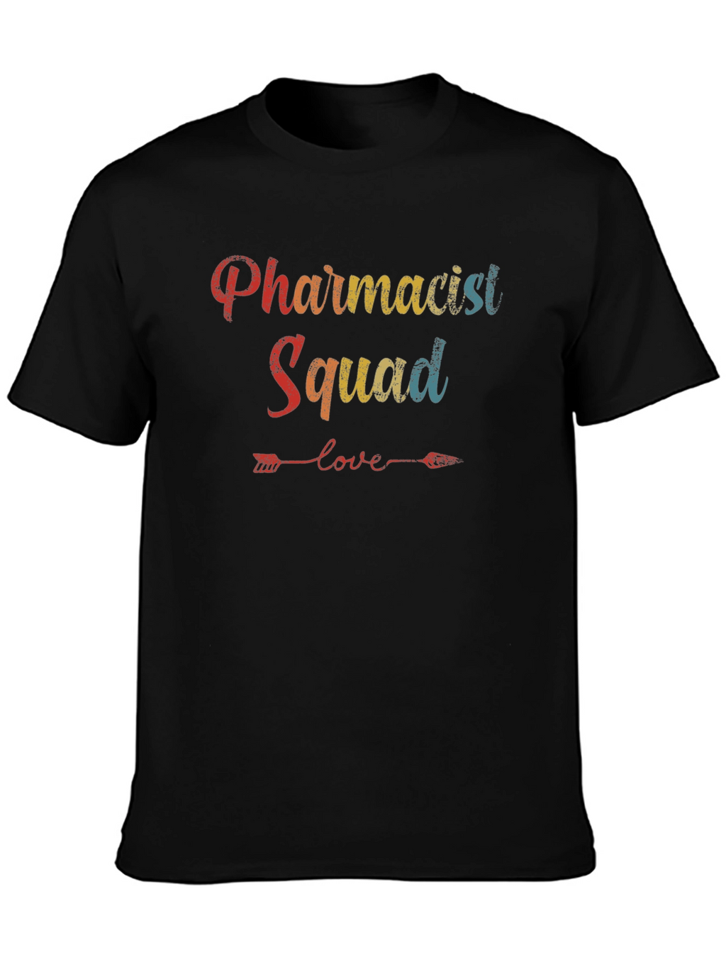 Pharmacist Squad Retro Graphic T-Shirt