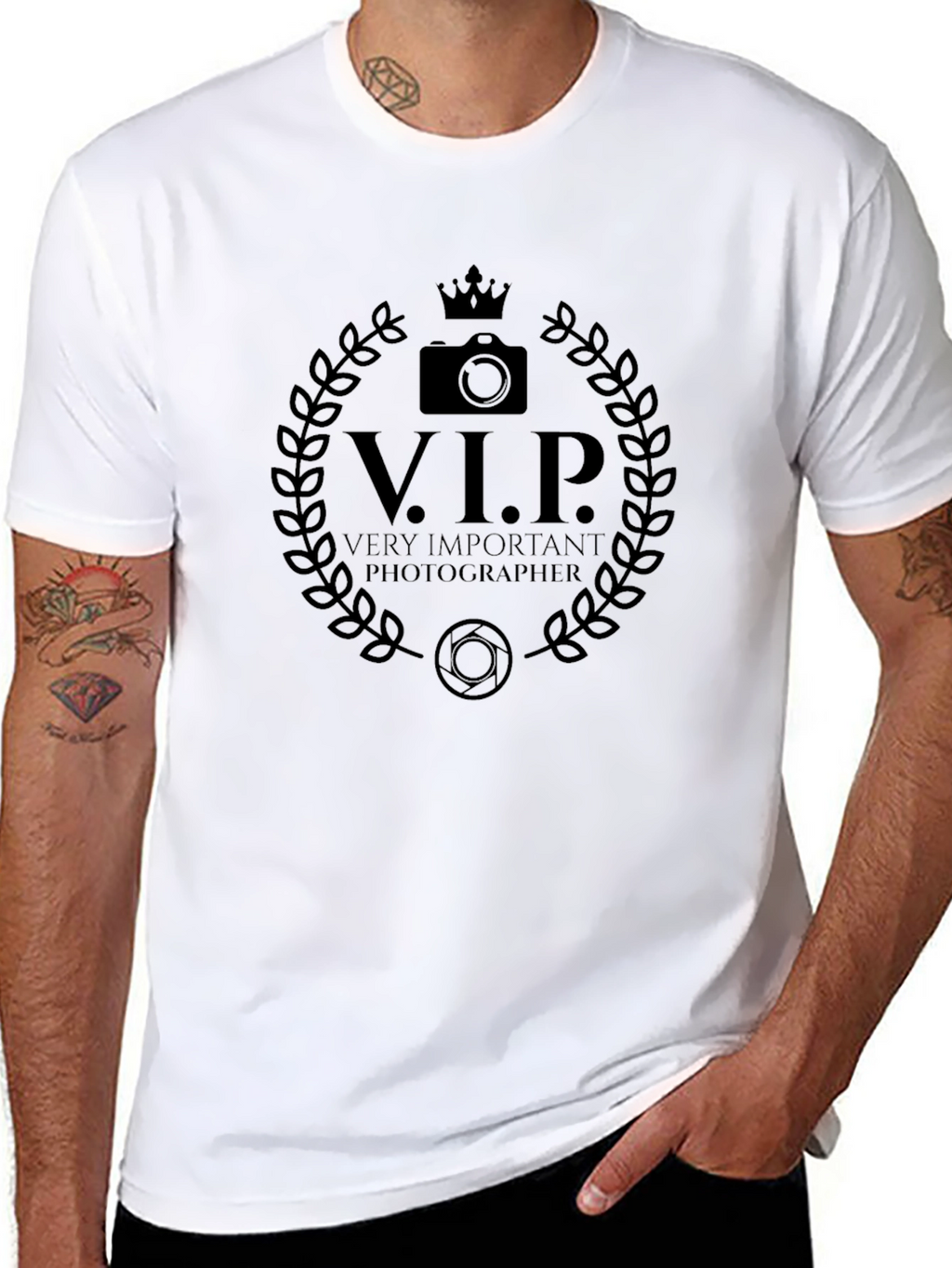 VIP Photographer Black T-Shirt