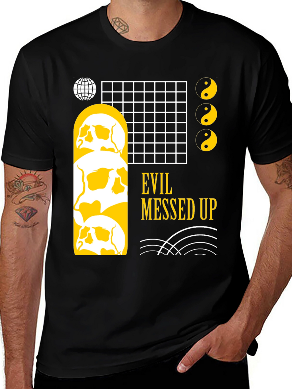 Evil Messed Up Graphic Tee