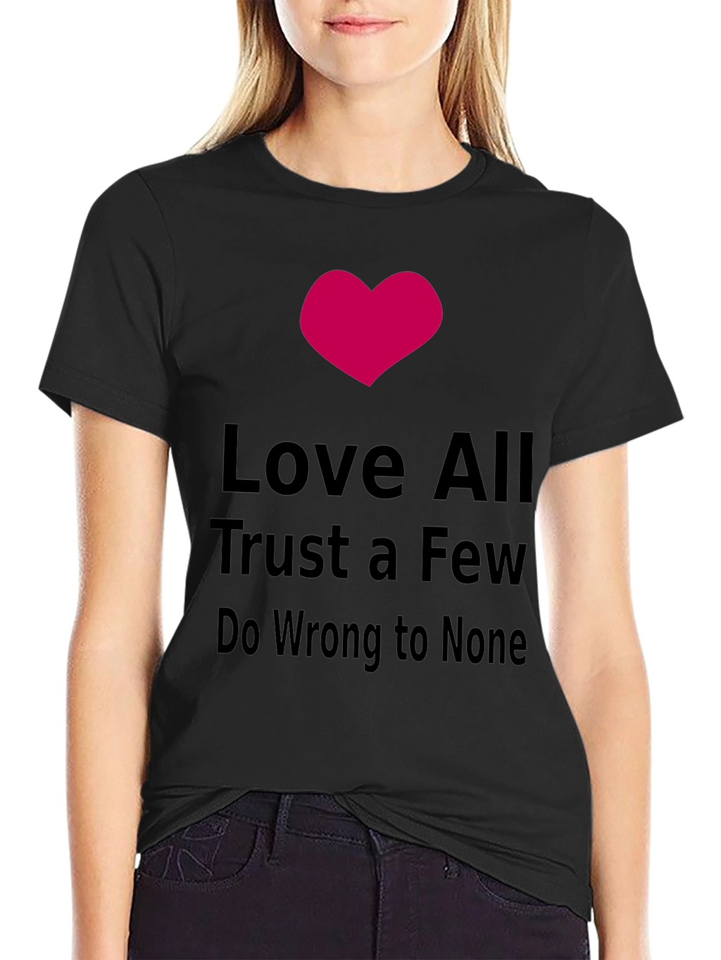 Love All Trust Few Graphic Tee