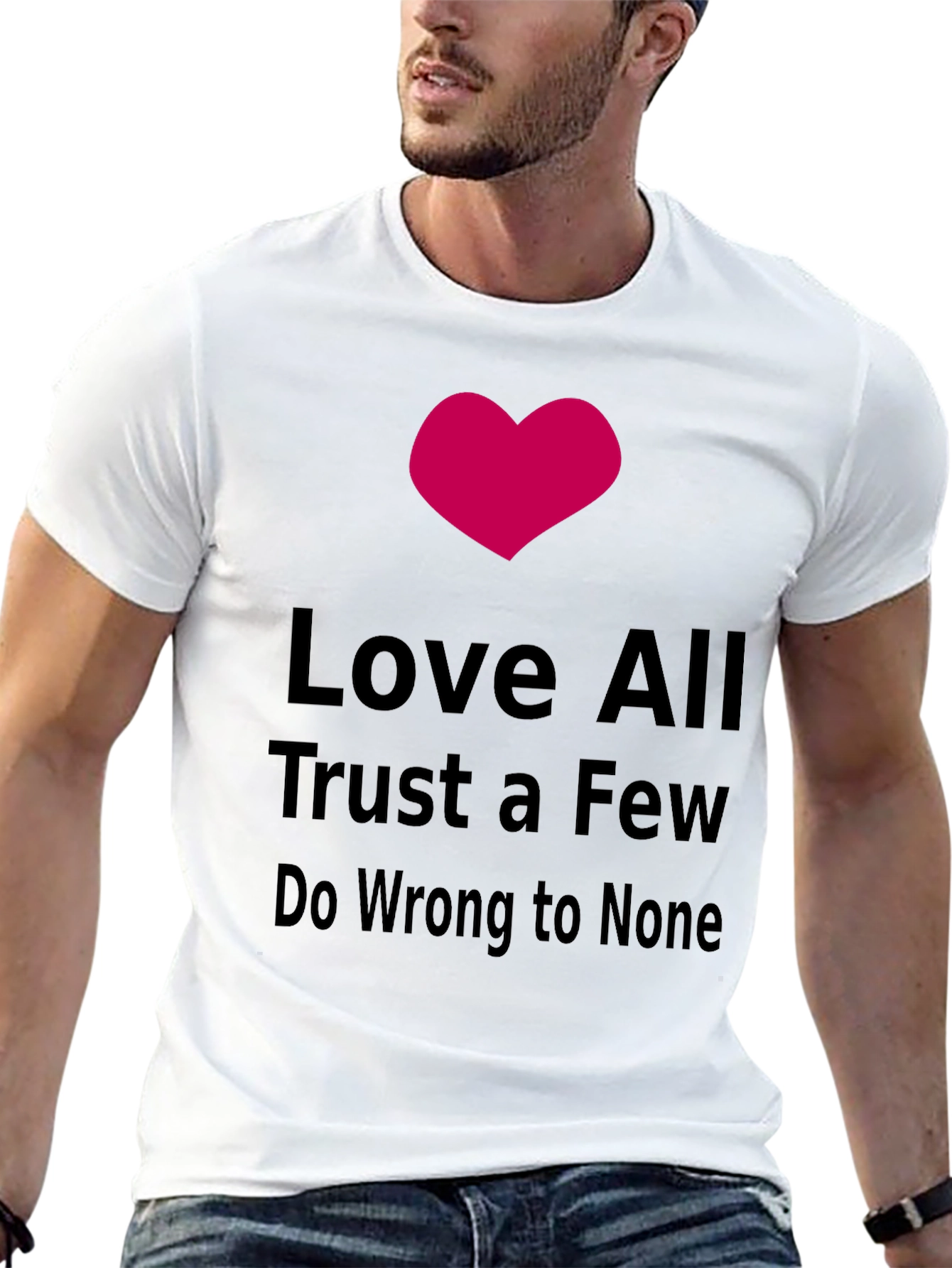 Love All Trust Few Graphic Tee